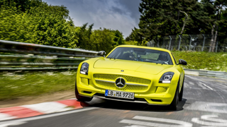 Watch The Mercedes SLS AMG Electric Drive Set A Nurburgring Record